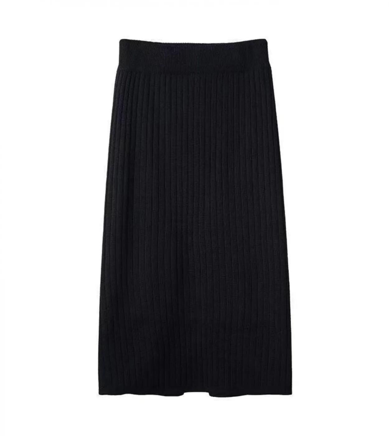 Moukyun Gonne di lana per donna Long Faldas Lana lavorata a maglia di alta qualità Midi Slim Ufficio Autunno Inverno Jupe Femme