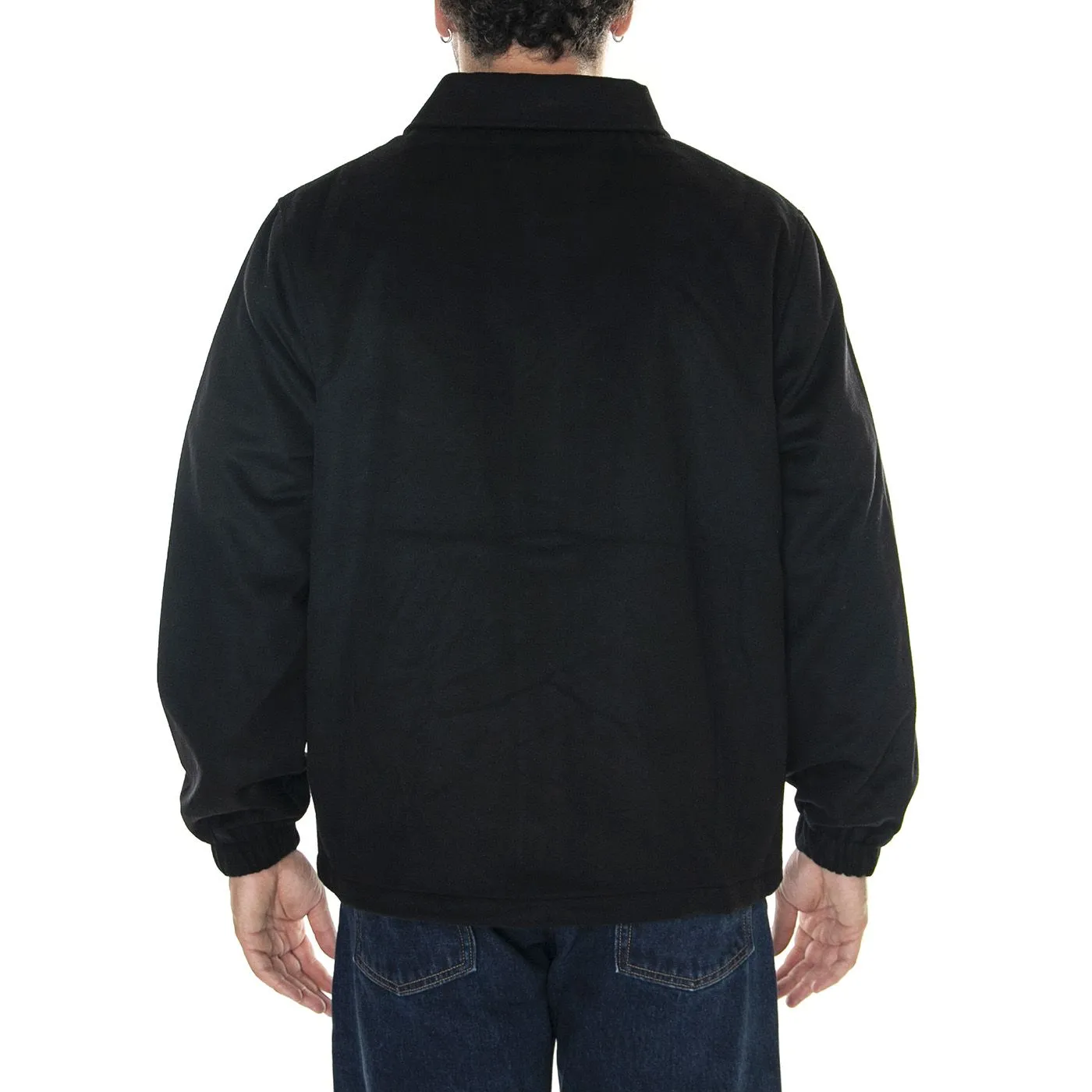 New Era MLB Coaches Jacket Nevyan Black / White - Giacca Invernale Uomo Nera    