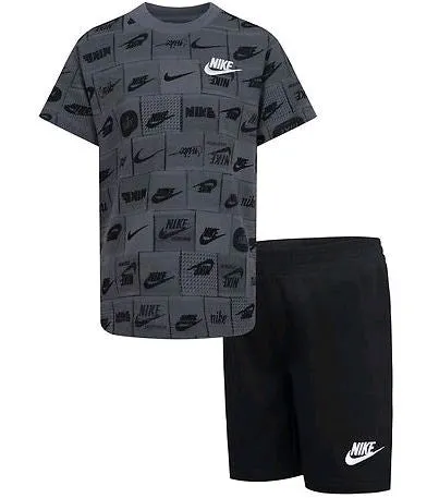nike t-shirt + pantaloncino 86l773-023  