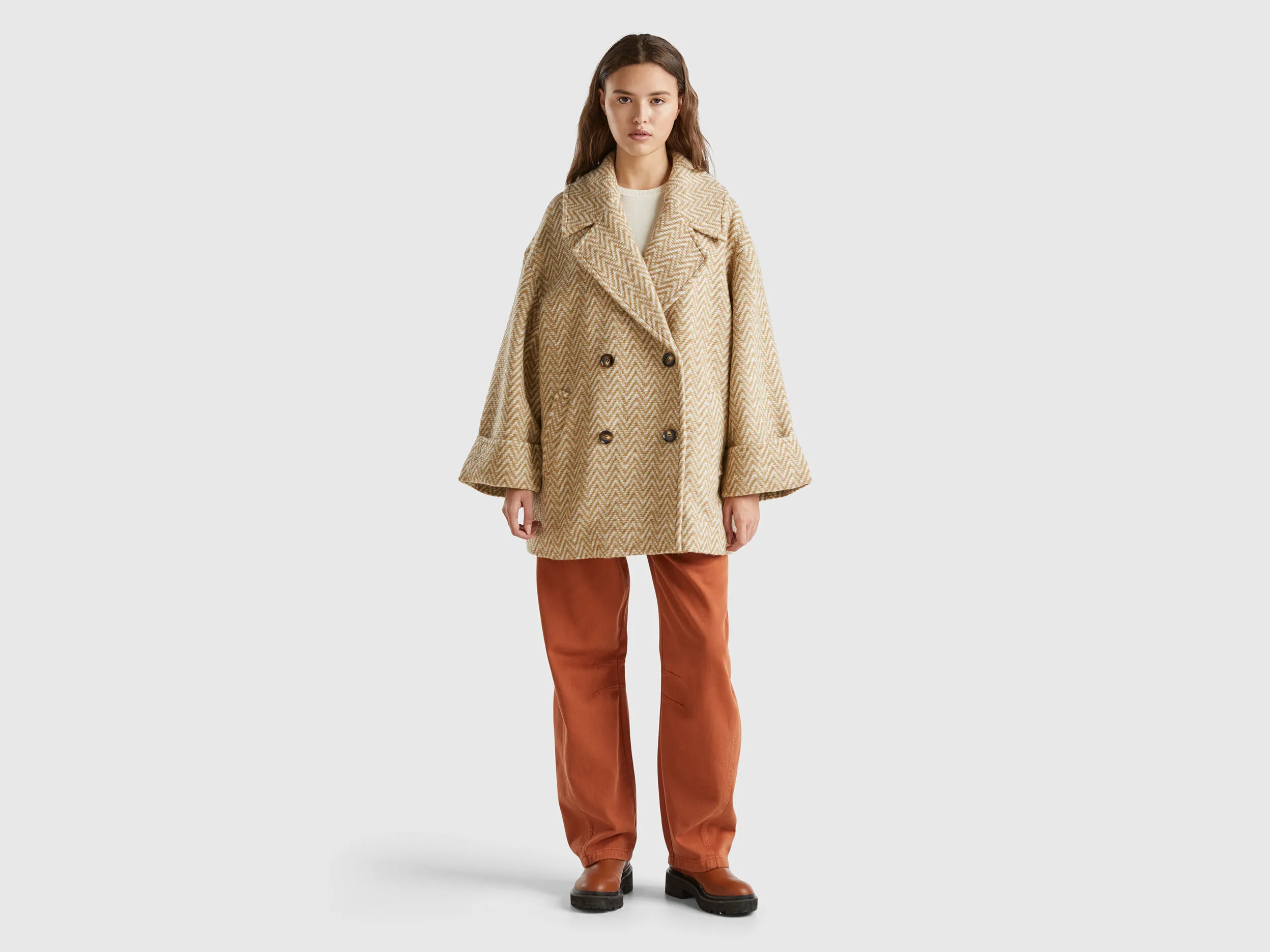 Nuovi arrivi Cappotto oversize doppiopetto