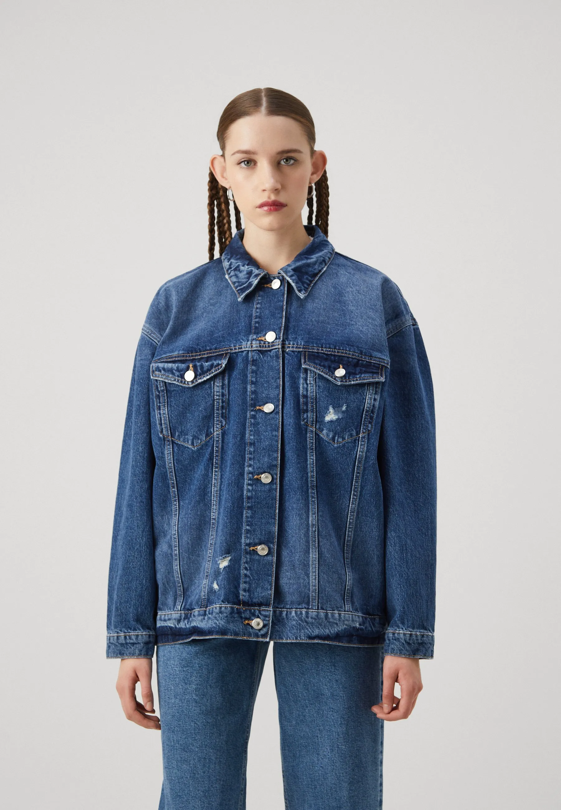 ONLRITA OVERSIZE JACKET - Giacca di jeans