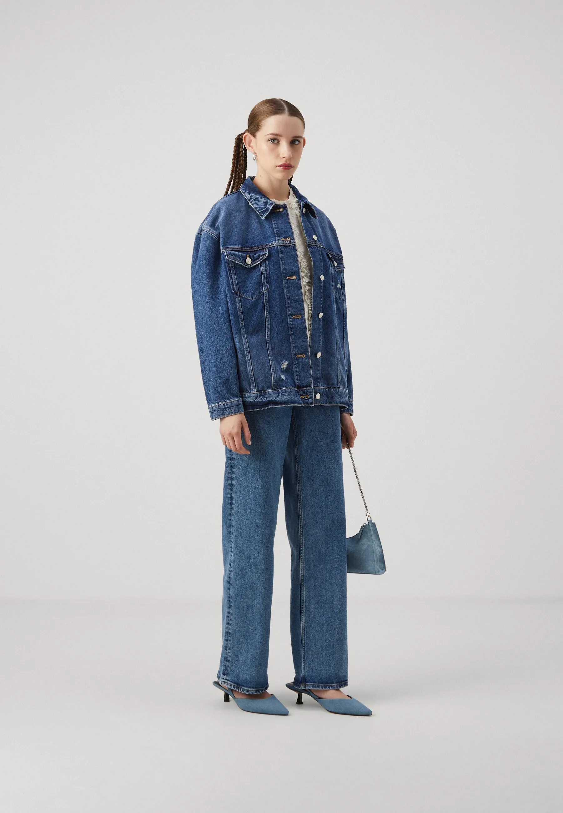 ONLRITA OVERSIZE JACKET - Giacca di jeans