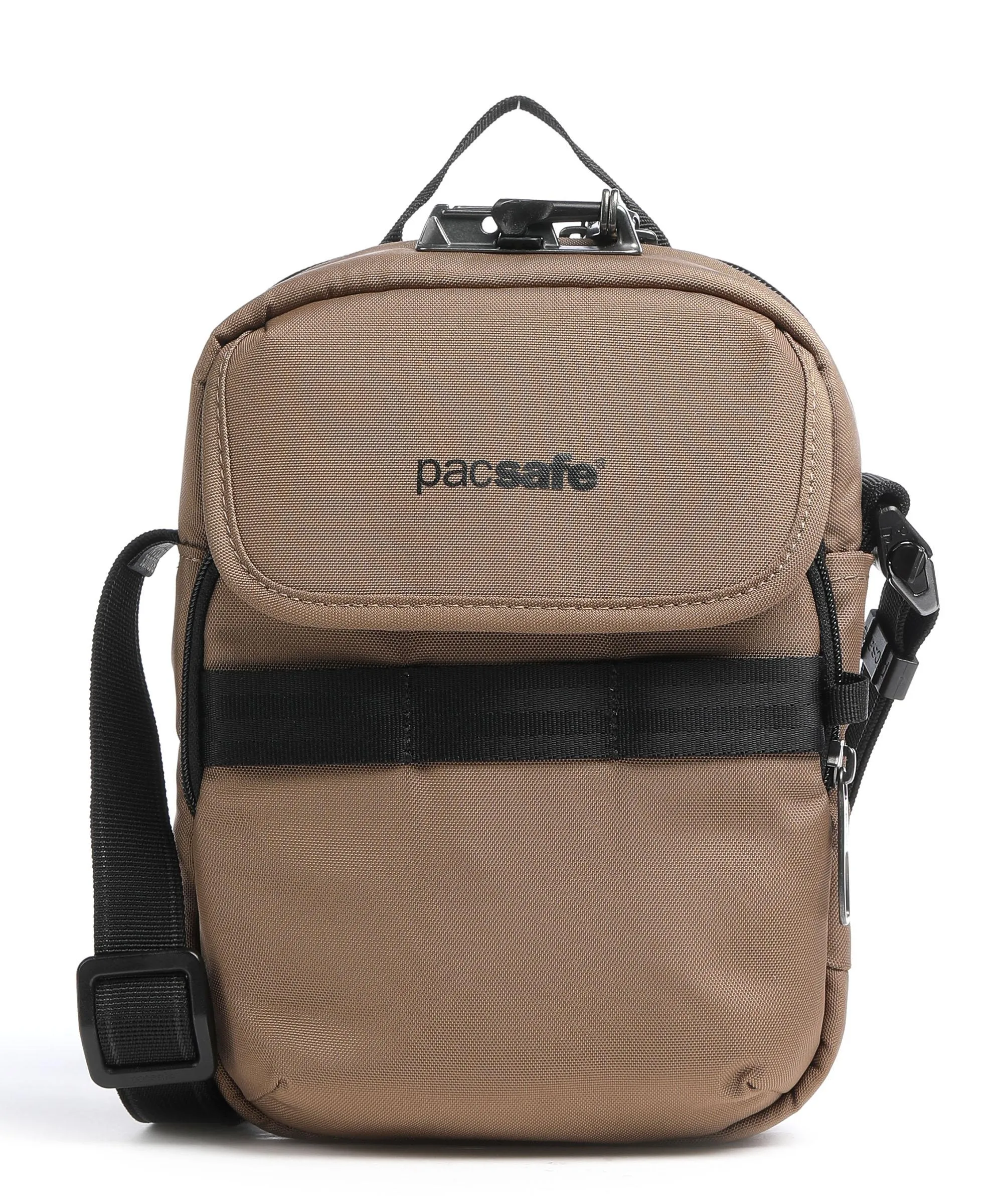  Pacsafe Metrosafe X Borsa a tracolla poliestere riciclato marrone  