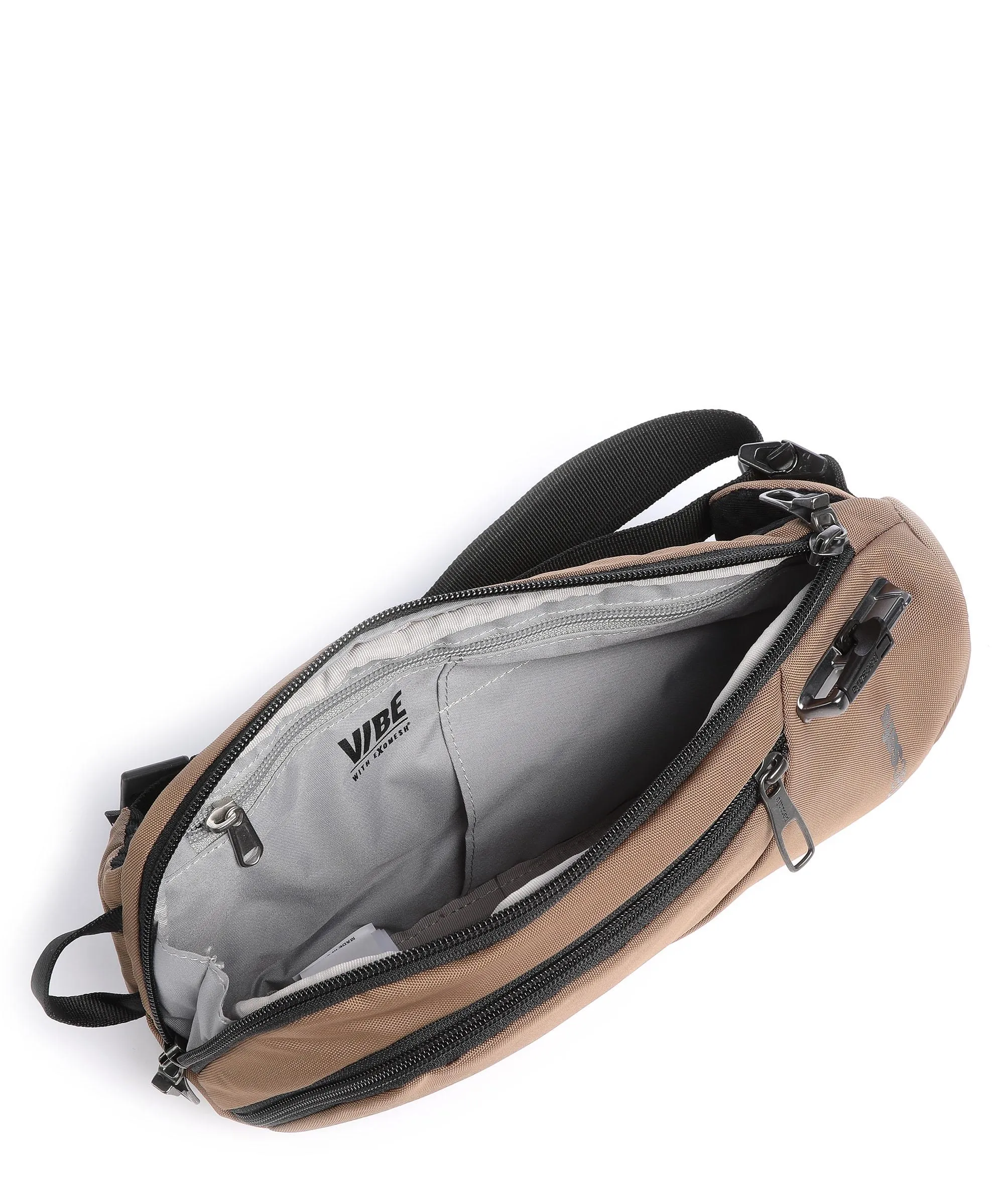  Pacsafe Vibe 150 Borsa sling poliestere, nylon marrone  