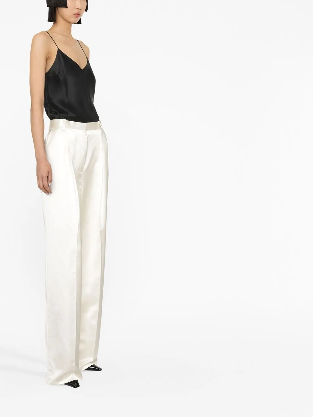 pantalone in satin