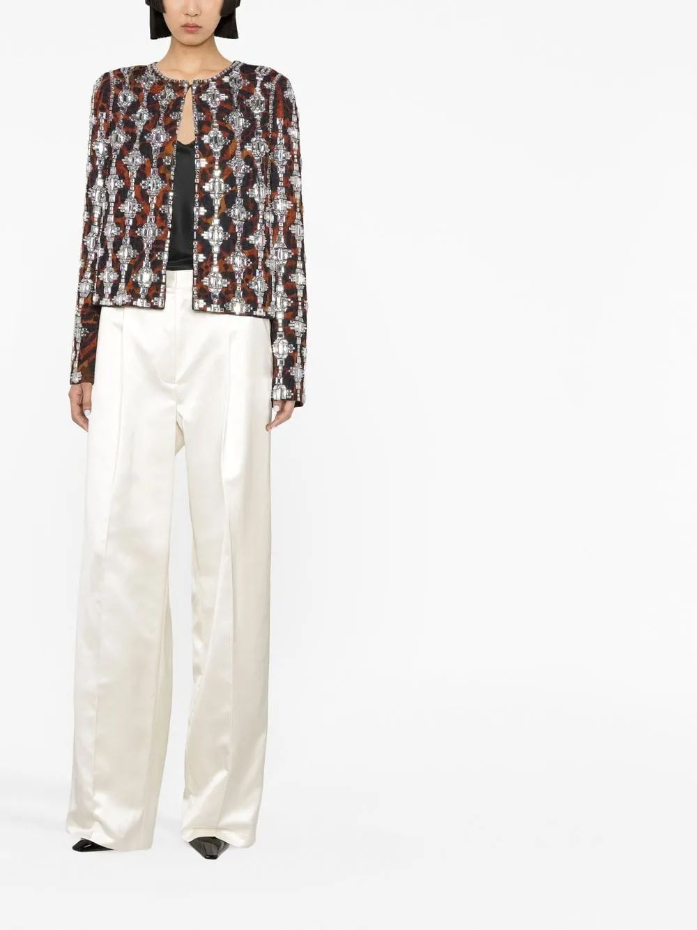 pantalone in satin