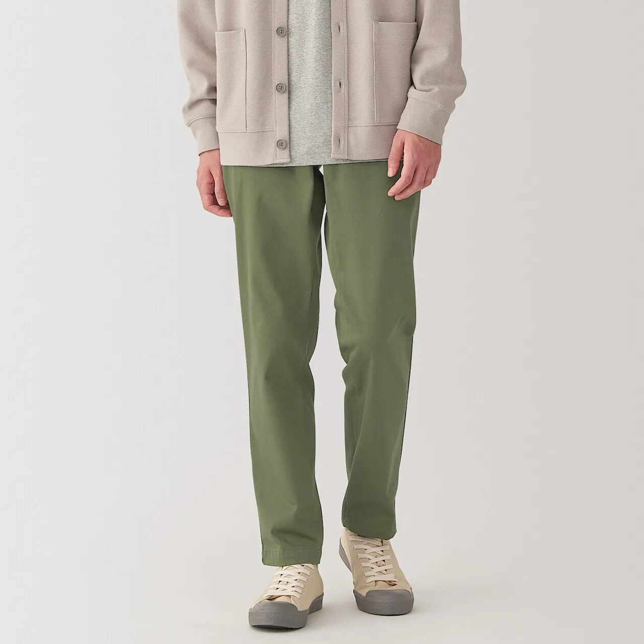 Pantaloni chino a gamba slim elasticizzati