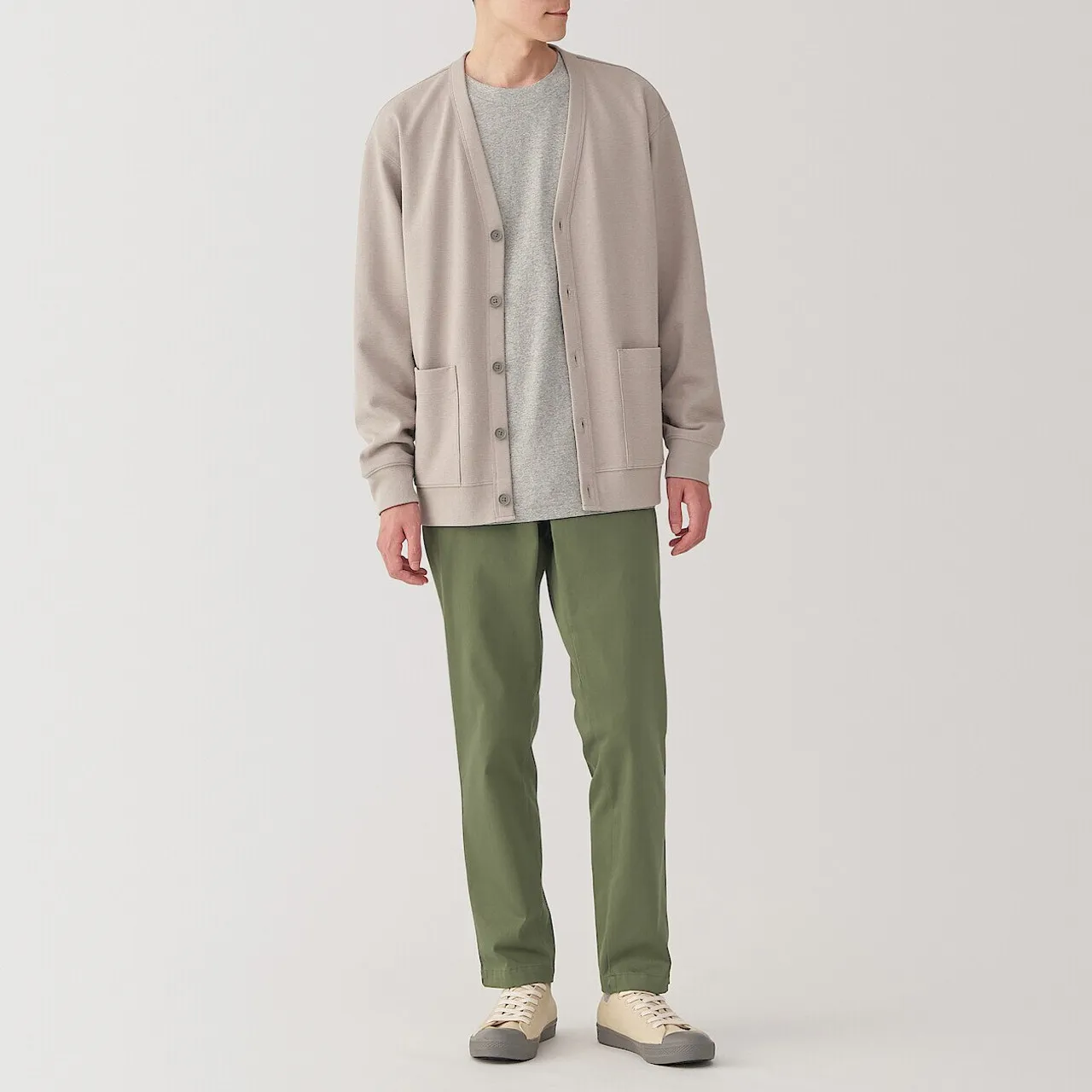 Pantaloni chino a gamba slim elasticizzati