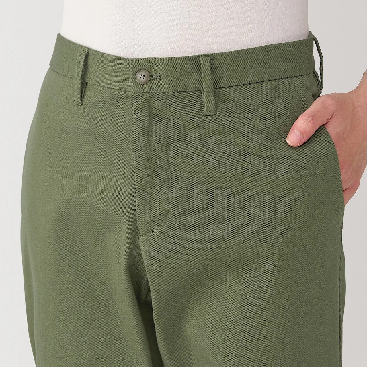 Pantaloni chino a gamba slim elasticizzati