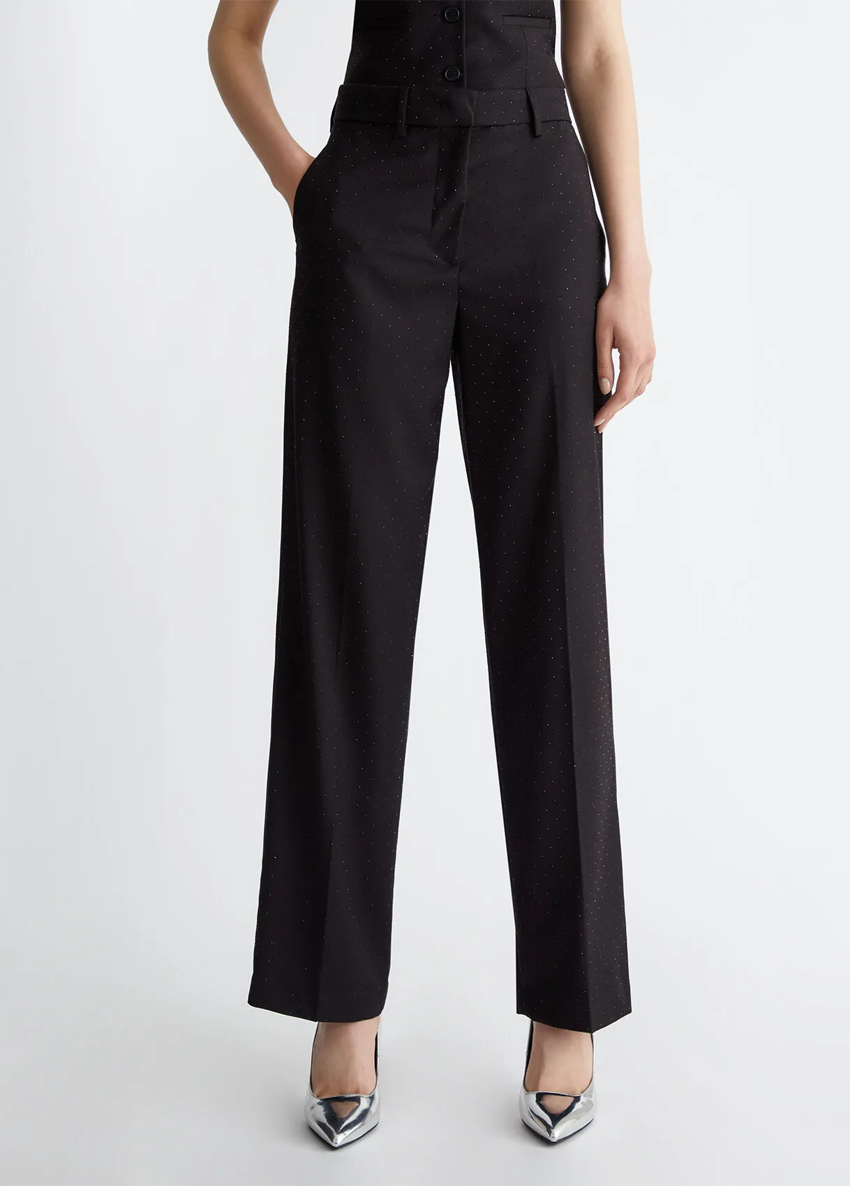 Pantaloni chino in twill