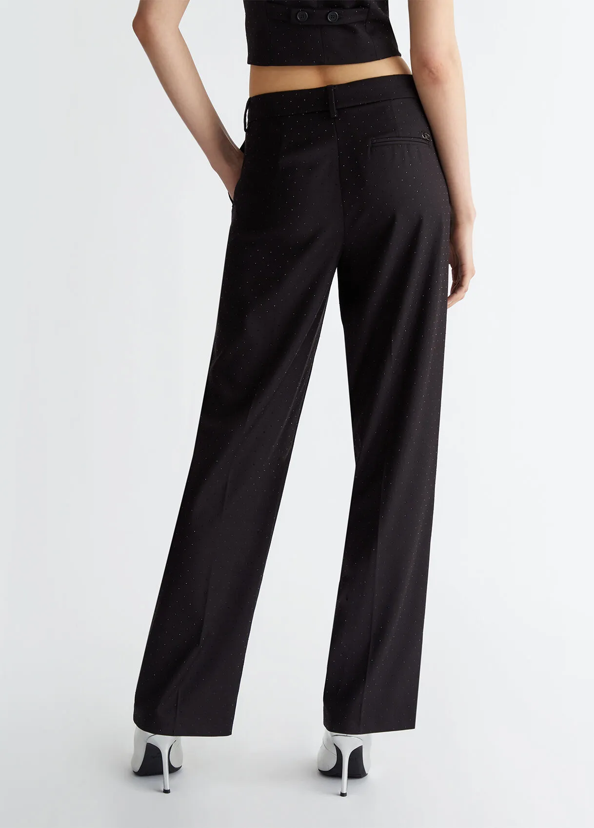Pantaloni chino in twill