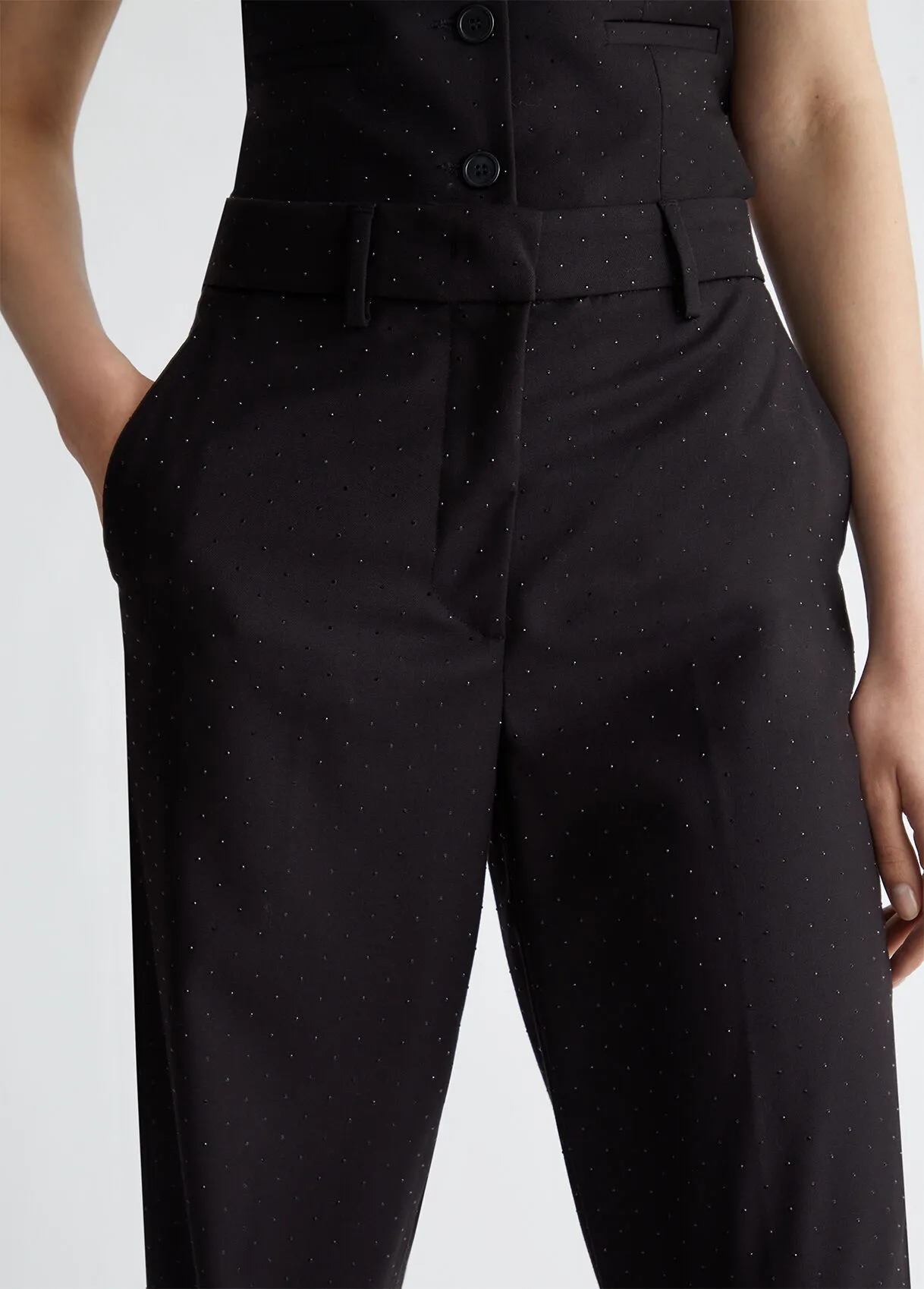 Pantaloni chino in twill