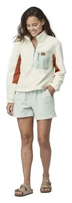 Patagonia Women's Microdini 1/2 Zip Fleece Sweat White