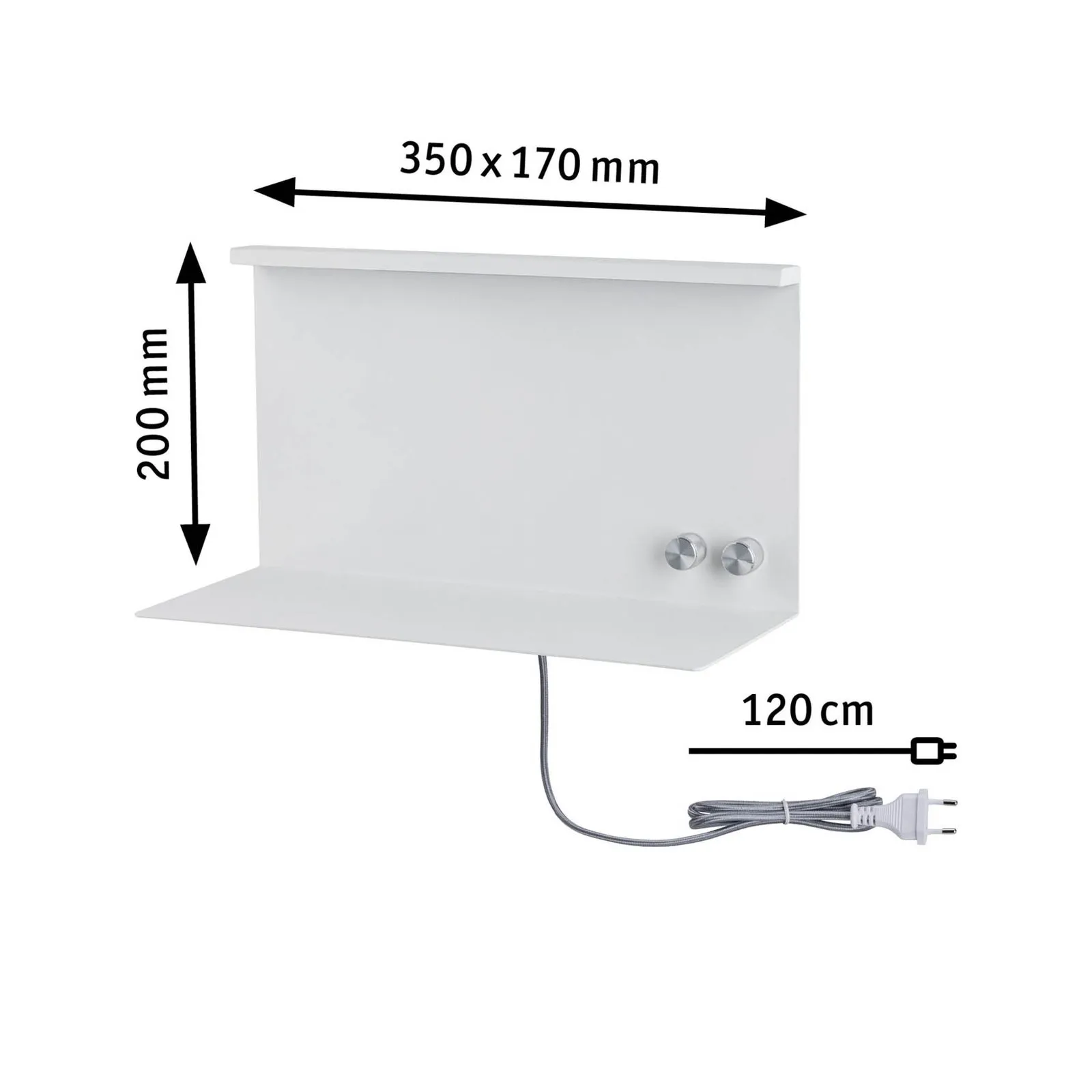 Paulmann Jarina applique LED 2 luci