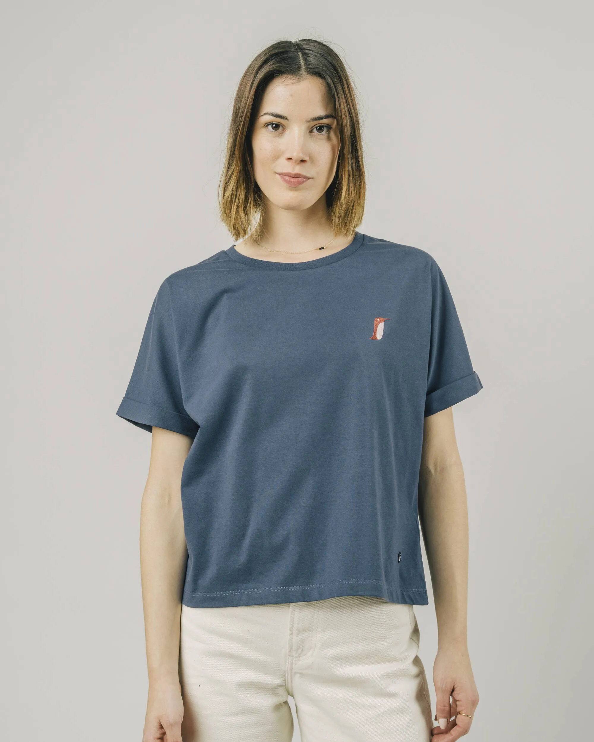 PENGUIN OVERSIZE TEE - INDIGO