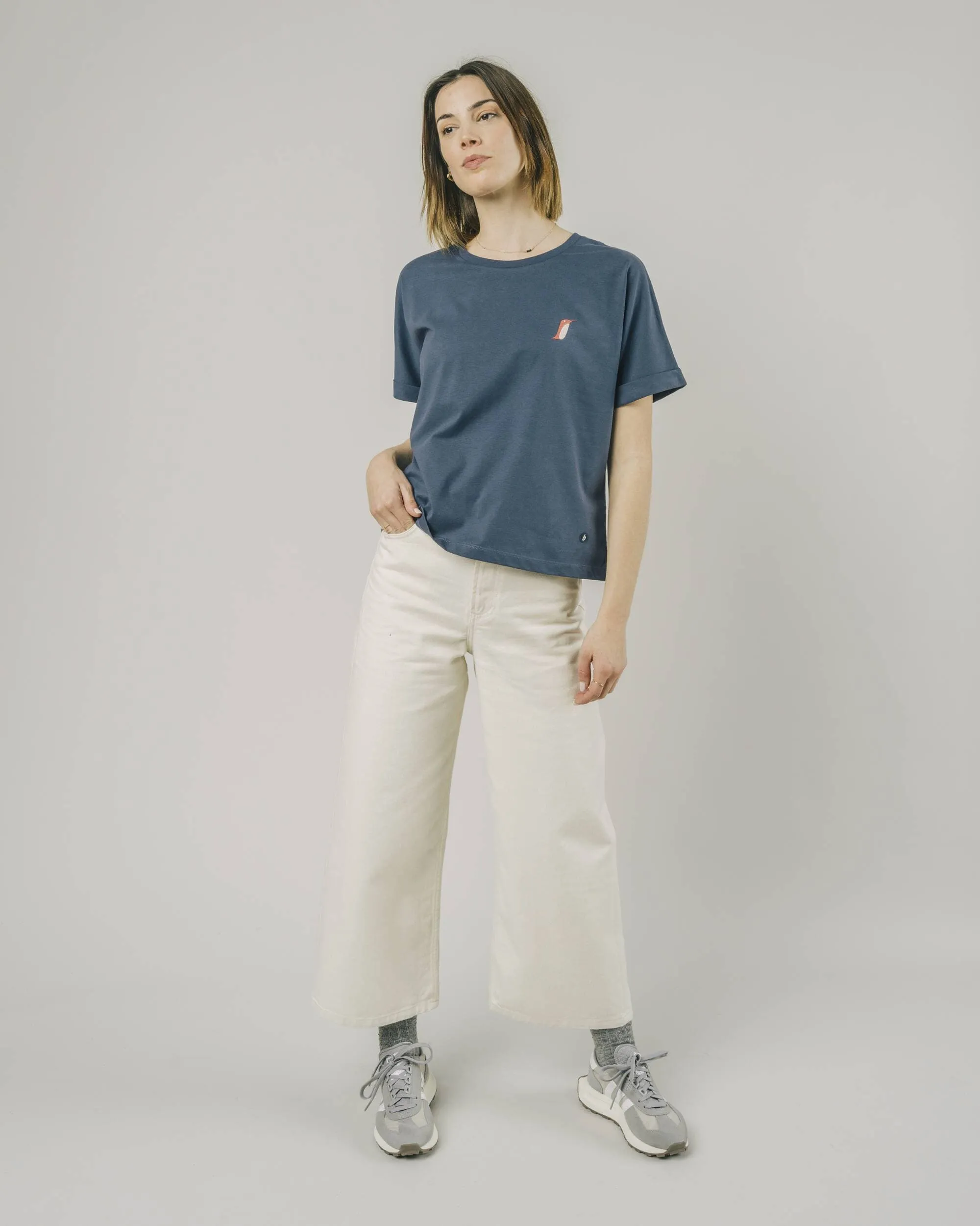 PENGUIN OVERSIZE TEE - INDIGO