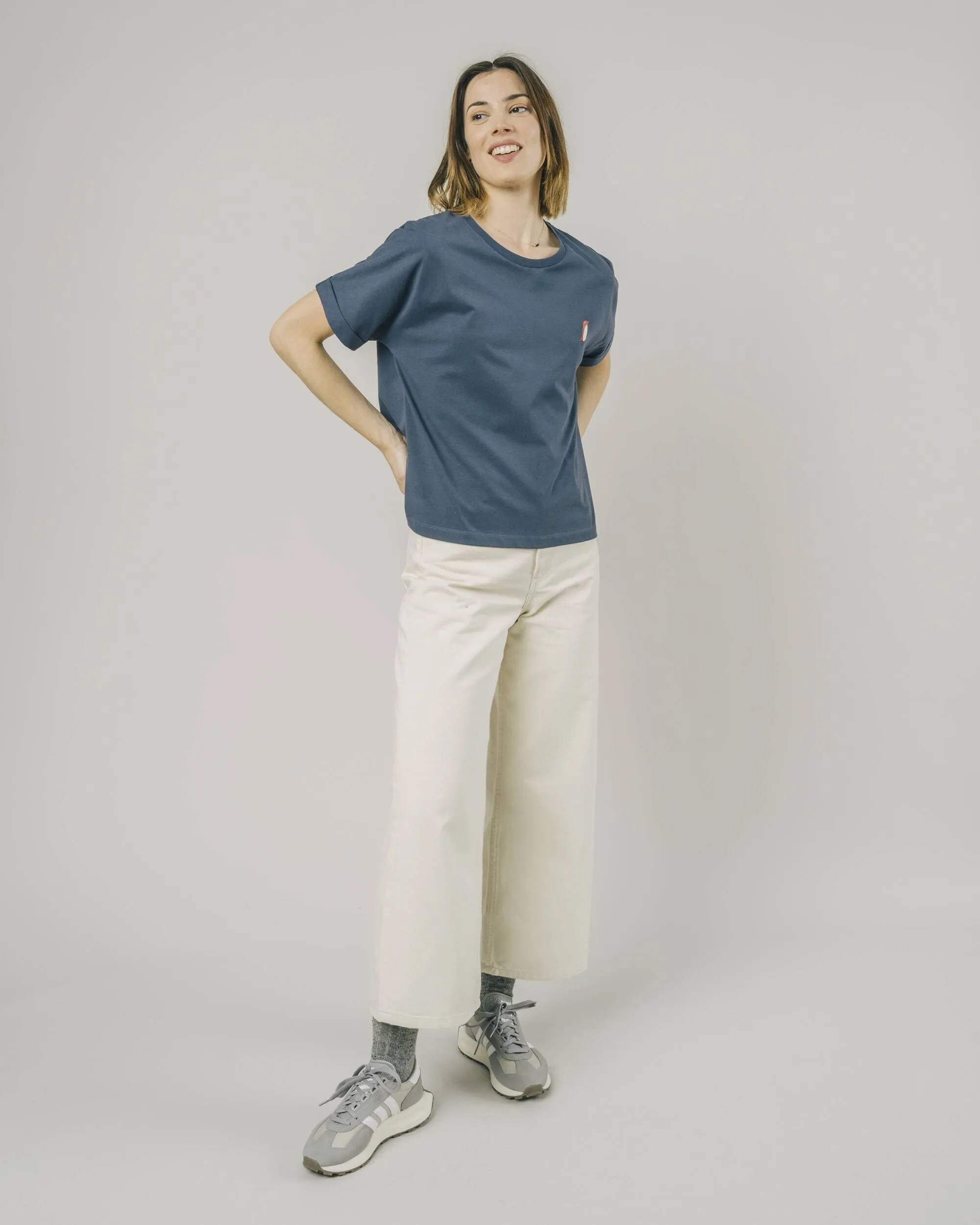 PENGUIN OVERSIZE TEE - INDIGO