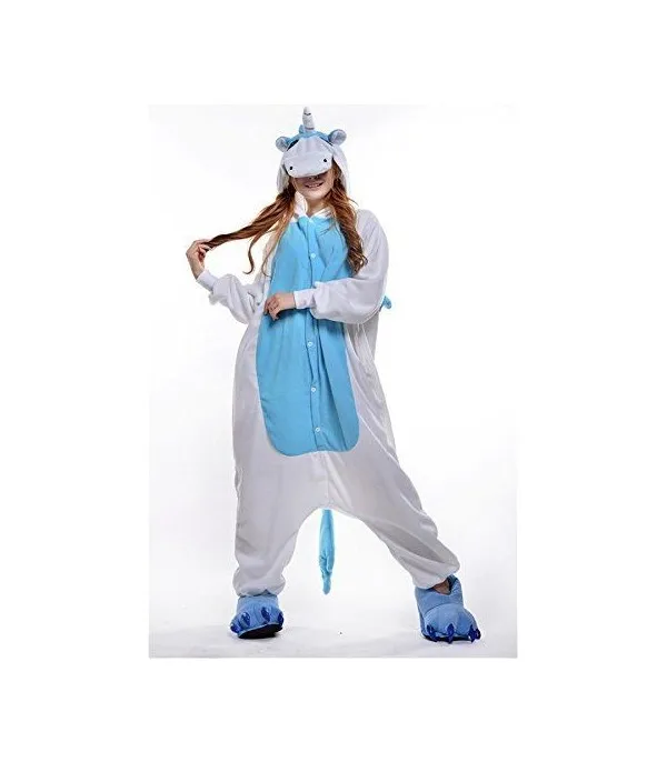 Pigiamone unicorn Azzurro