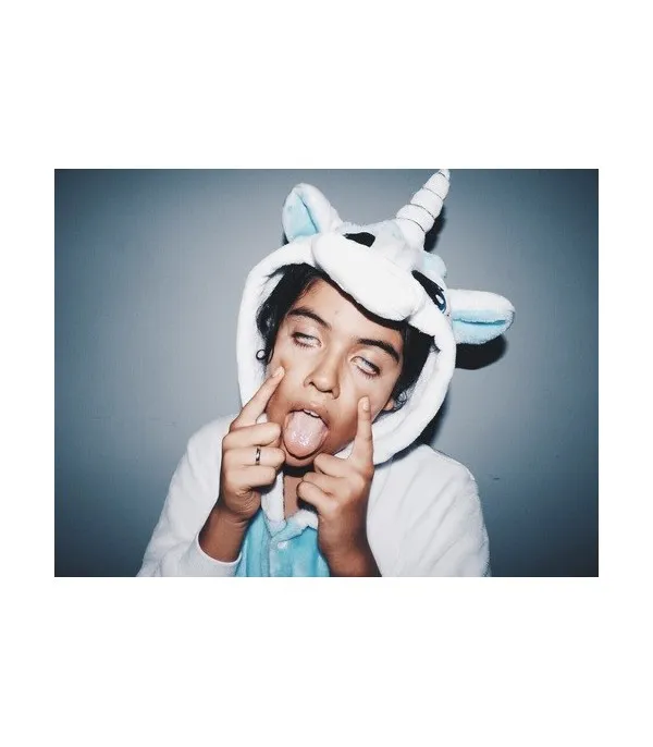 Pigiamone unicorn Azzurro