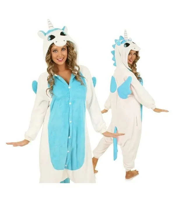 Pigiamone unicorn Azzurro