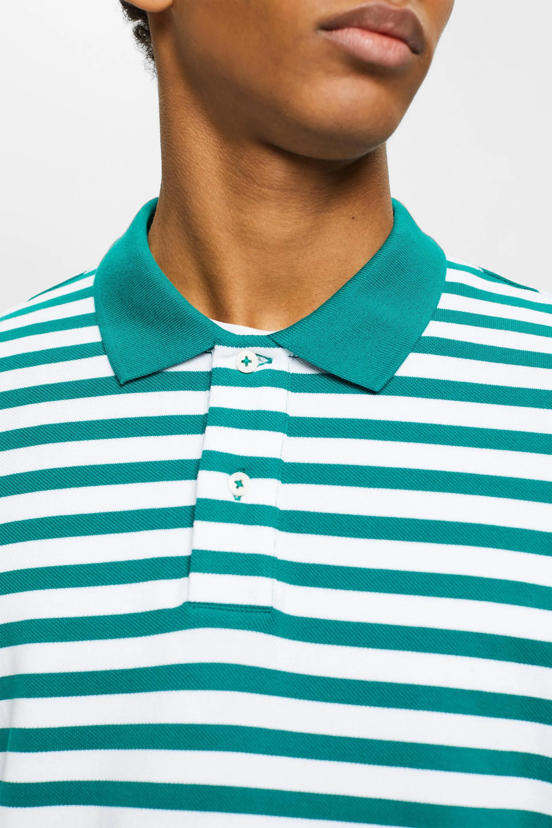 Polo a righe Slim Fit