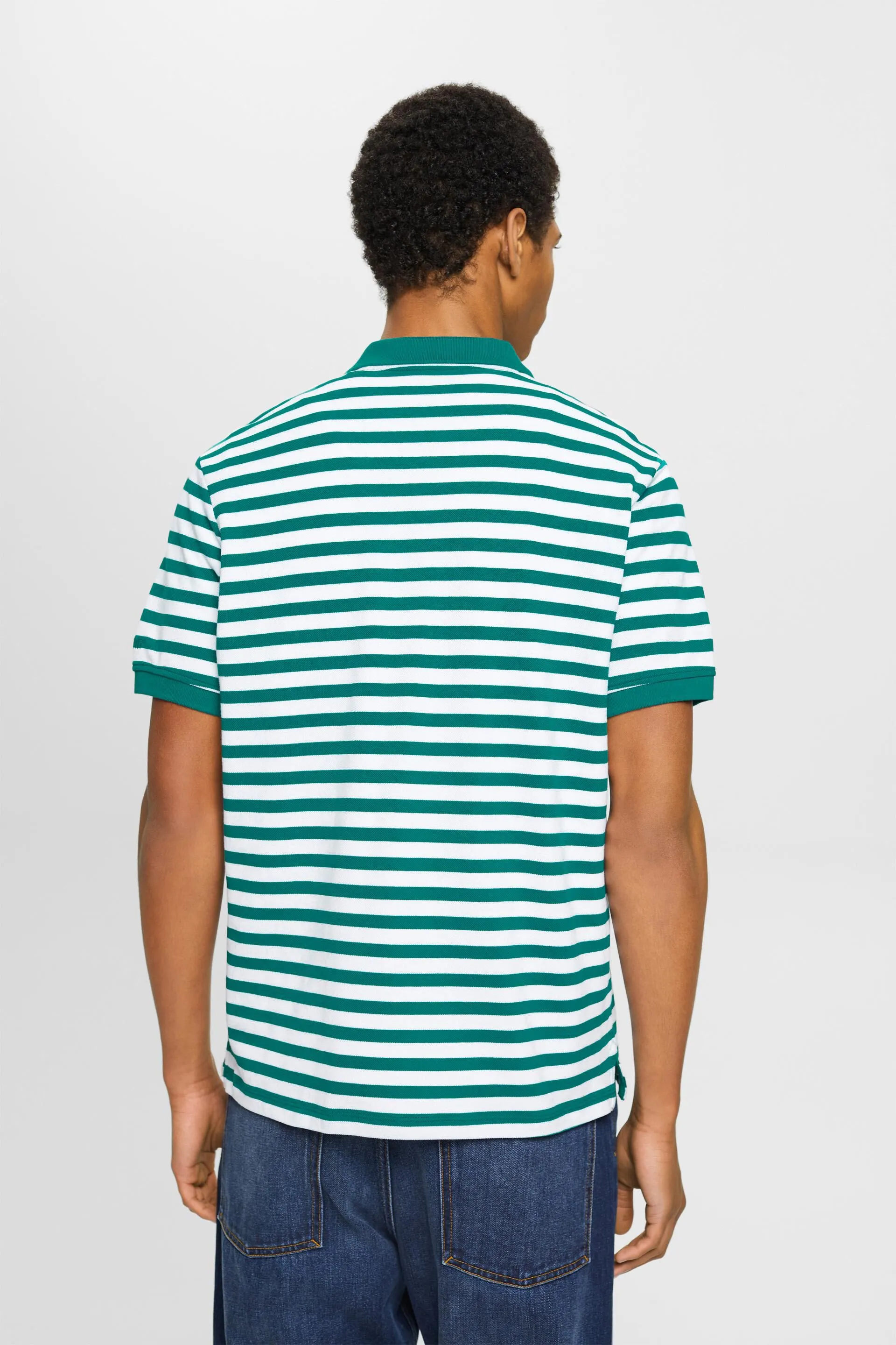 Polo a righe Slim Fit