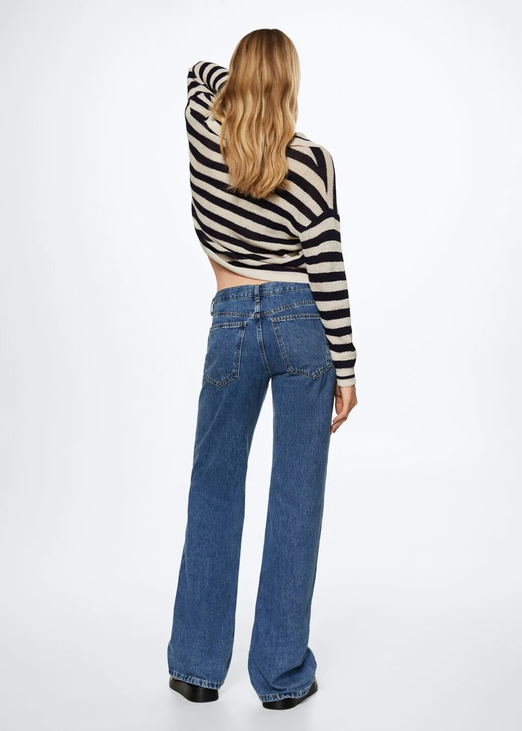 Pullover maglia a righe