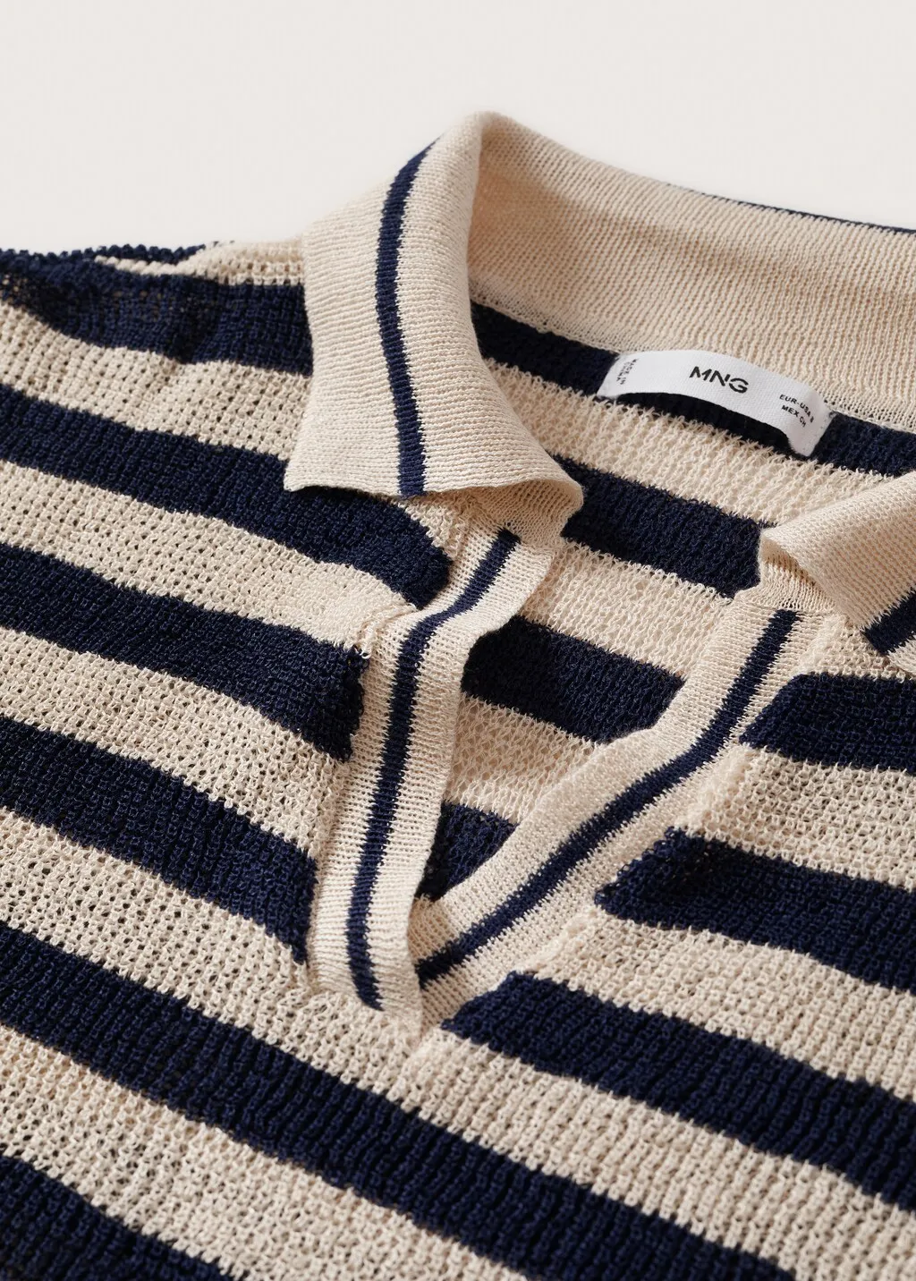 Pullover maglia a righe
