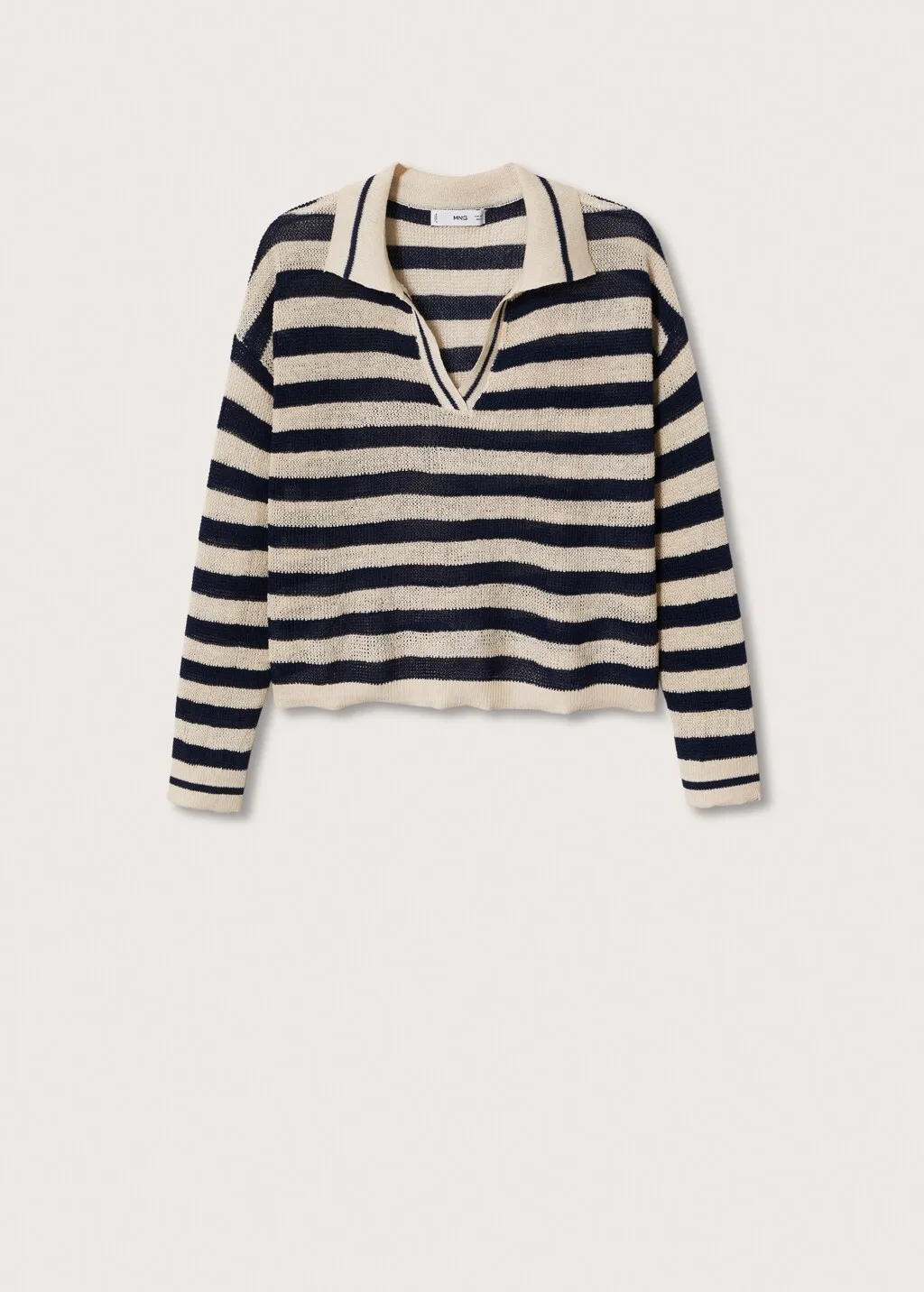 Pullover maglia a righe