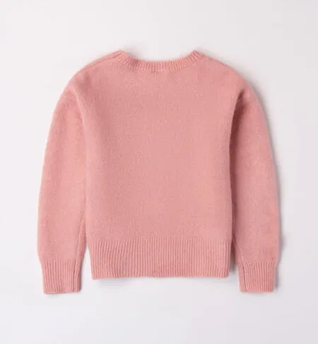 Pullover ragazza in tricot stretch