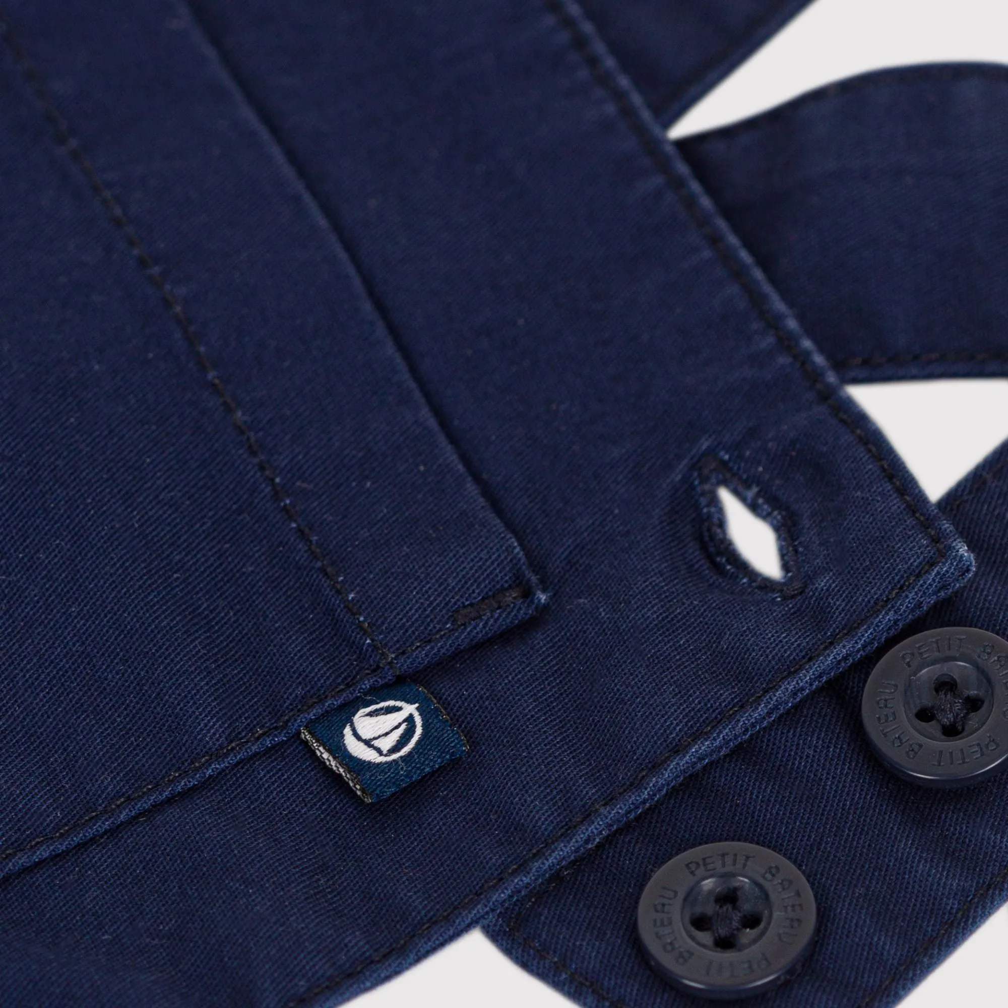 SALOPETTE CORTA IN SERGE BLU BEB