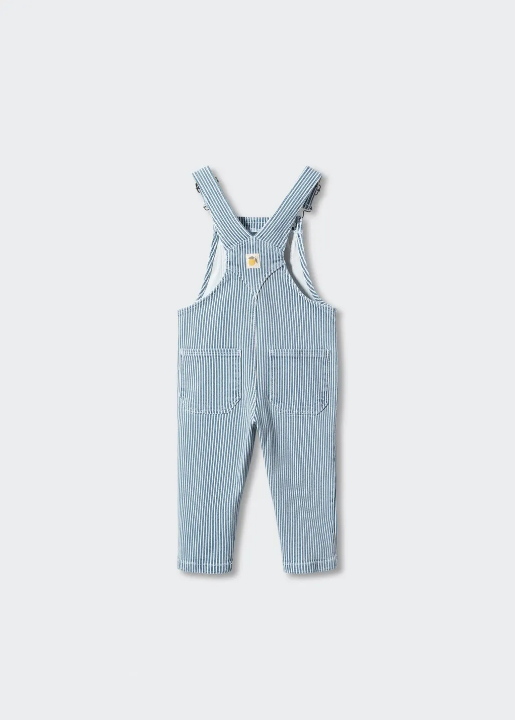 Salopette denim righe