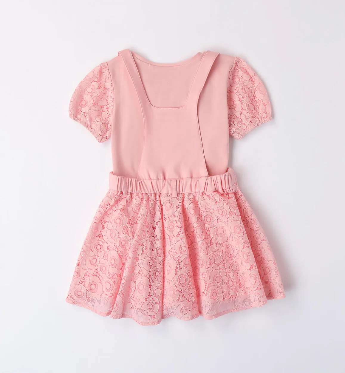 Salopette e t-shirt bambina