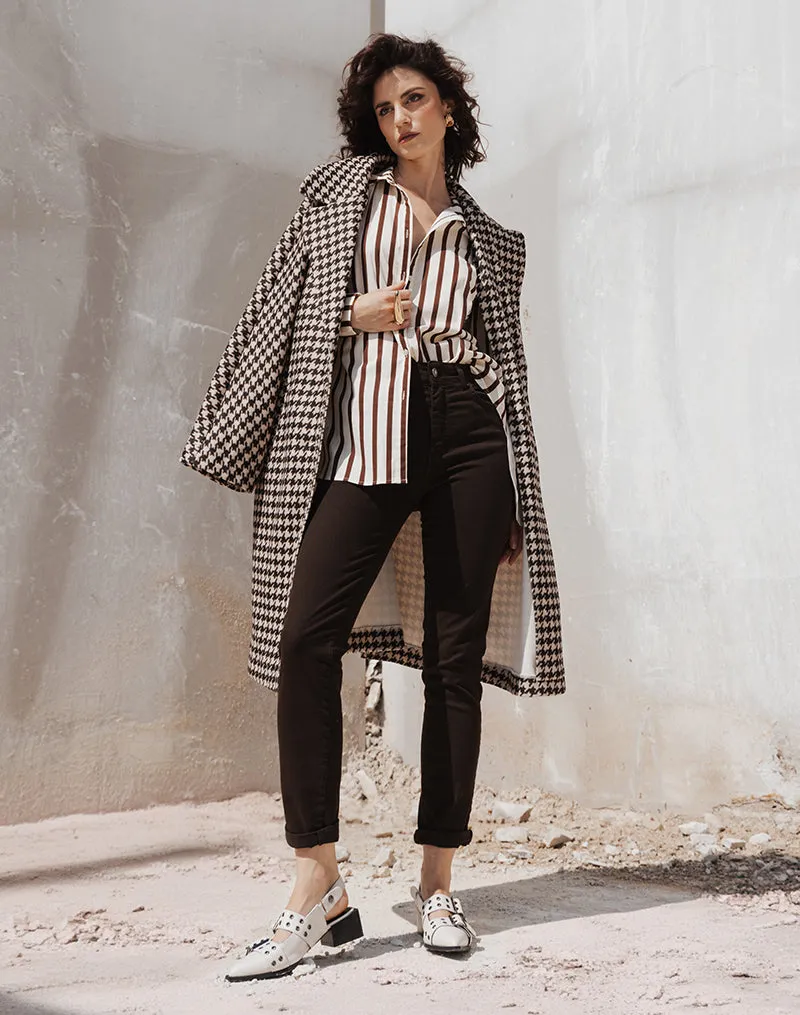 Samuel - Cappotto oversize stampato