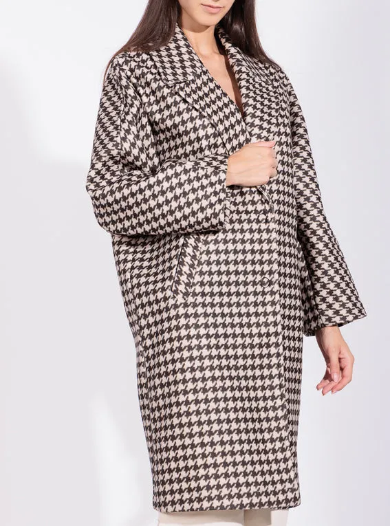 Samuel - Cappotto oversize stampato