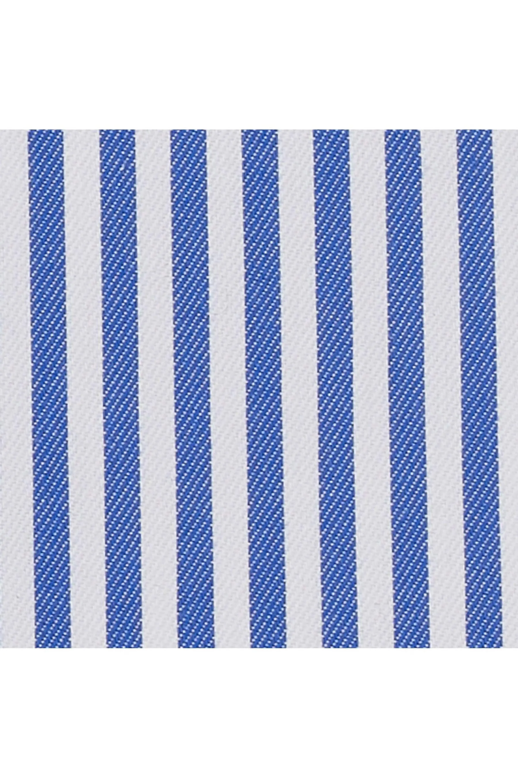 Savile - Blu a righe - A righe - Noiron - Camicia classica con polsino singolo