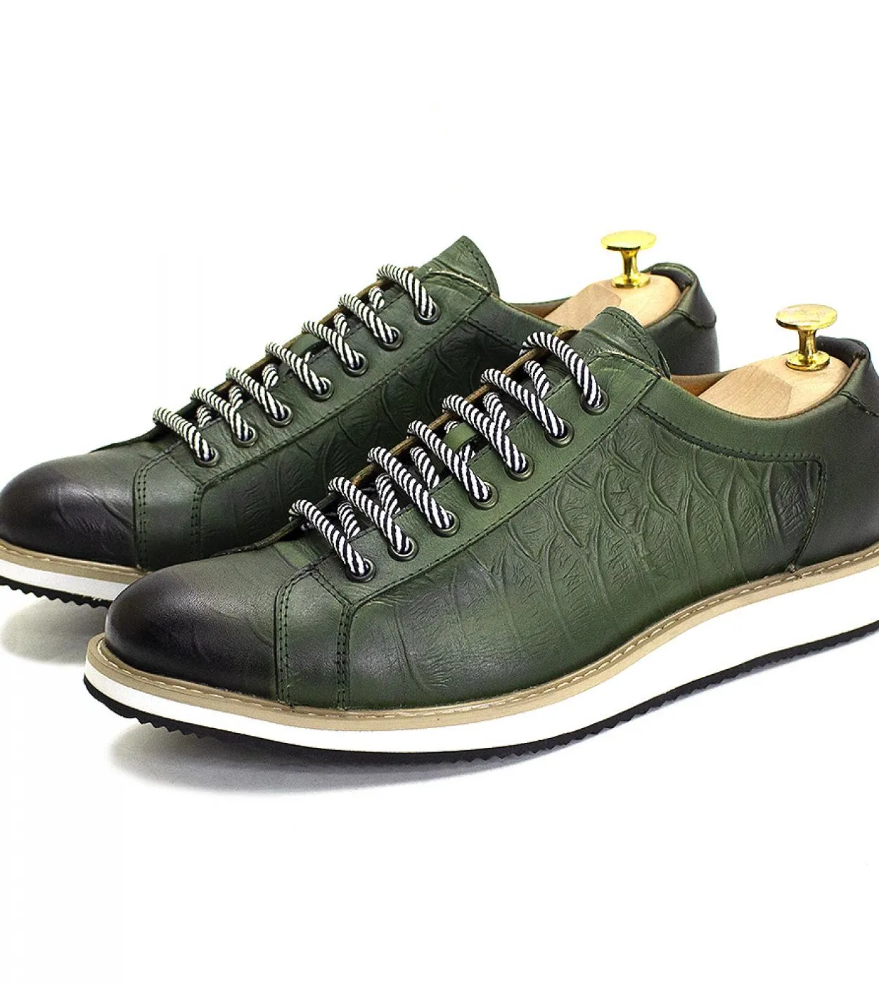 Scarpe basse in pelle di coccodrillo Scarpe di lusso in pelle di coccodrillo Scarpe da uomo in coccodrillo di lusso Scarpe casua