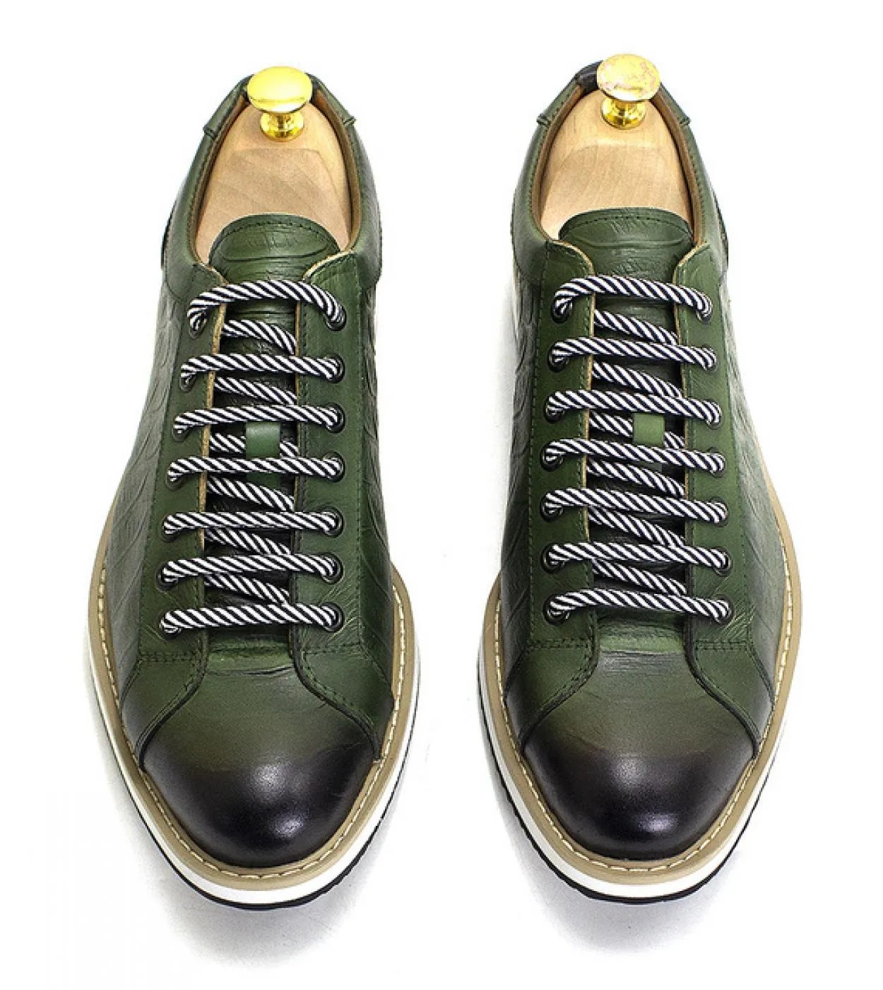 Scarpe basse in pelle di coccodrillo Scarpe di lusso in pelle di coccodrillo Scarpe da uomo in coccodrillo di lusso Scarpe casua