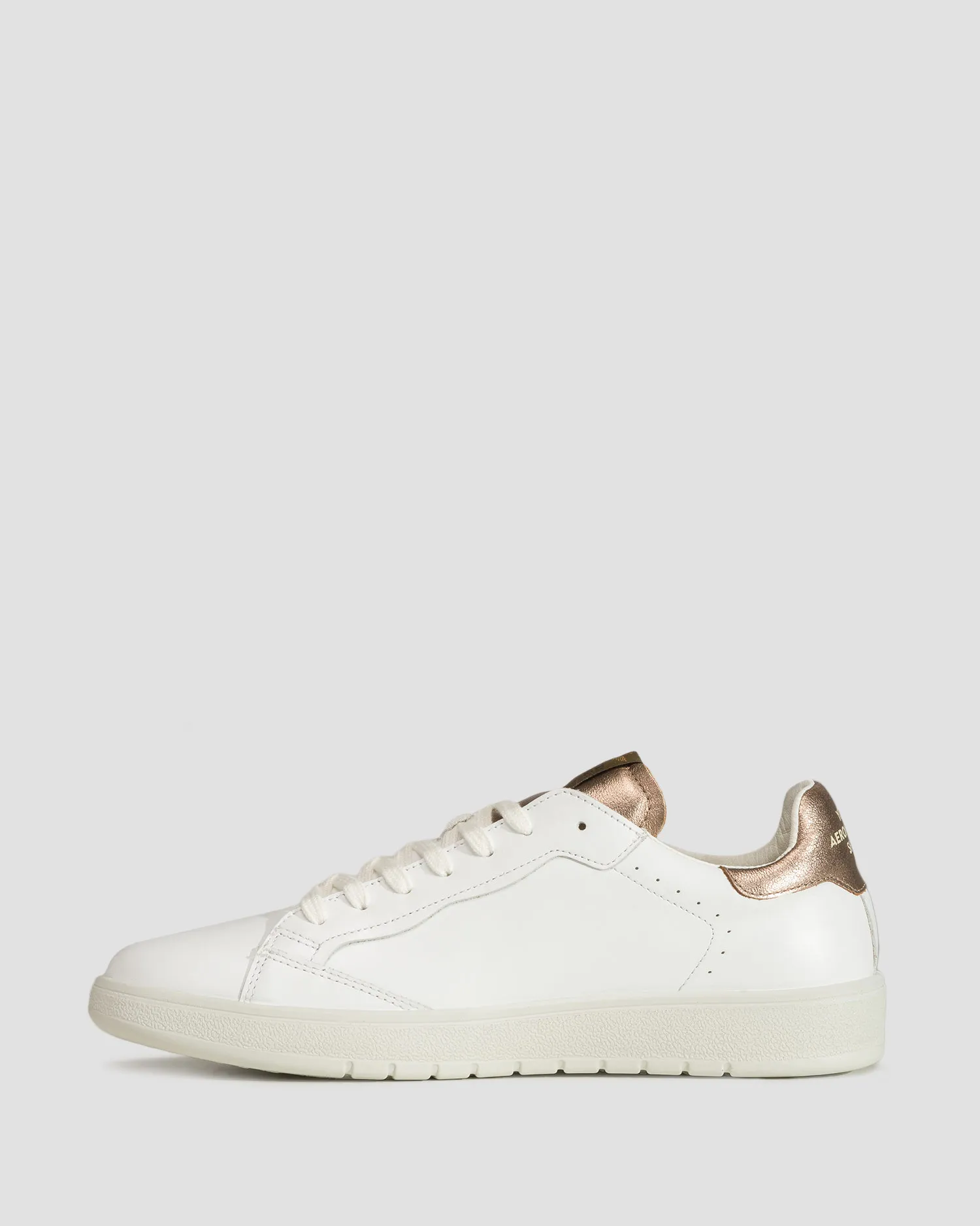 Scarpe bianche in pelle da donna Aeronautica Militare 241sc268dpl211-44