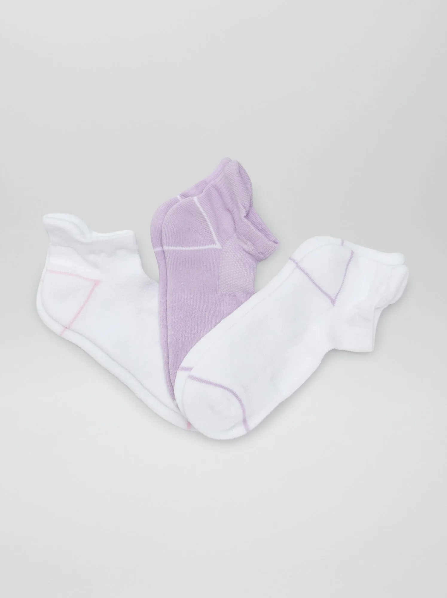 Set di 3 fantasmini sportivi - BIANCO