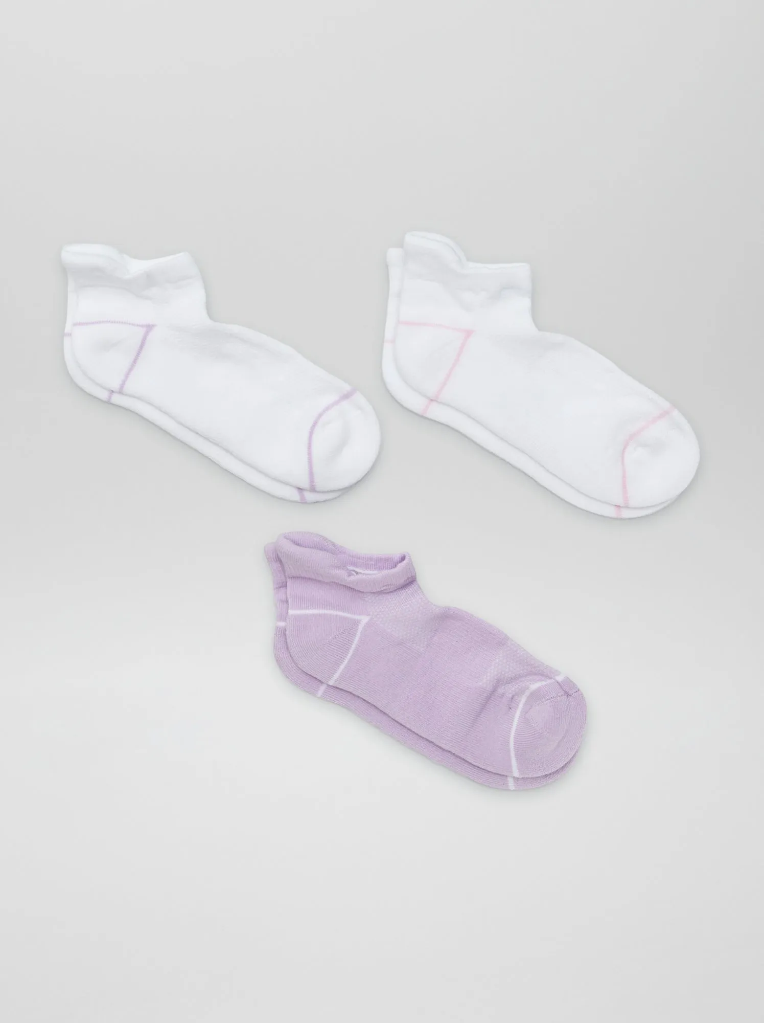 Set di 3 fantasmini sportivi - BIANCO