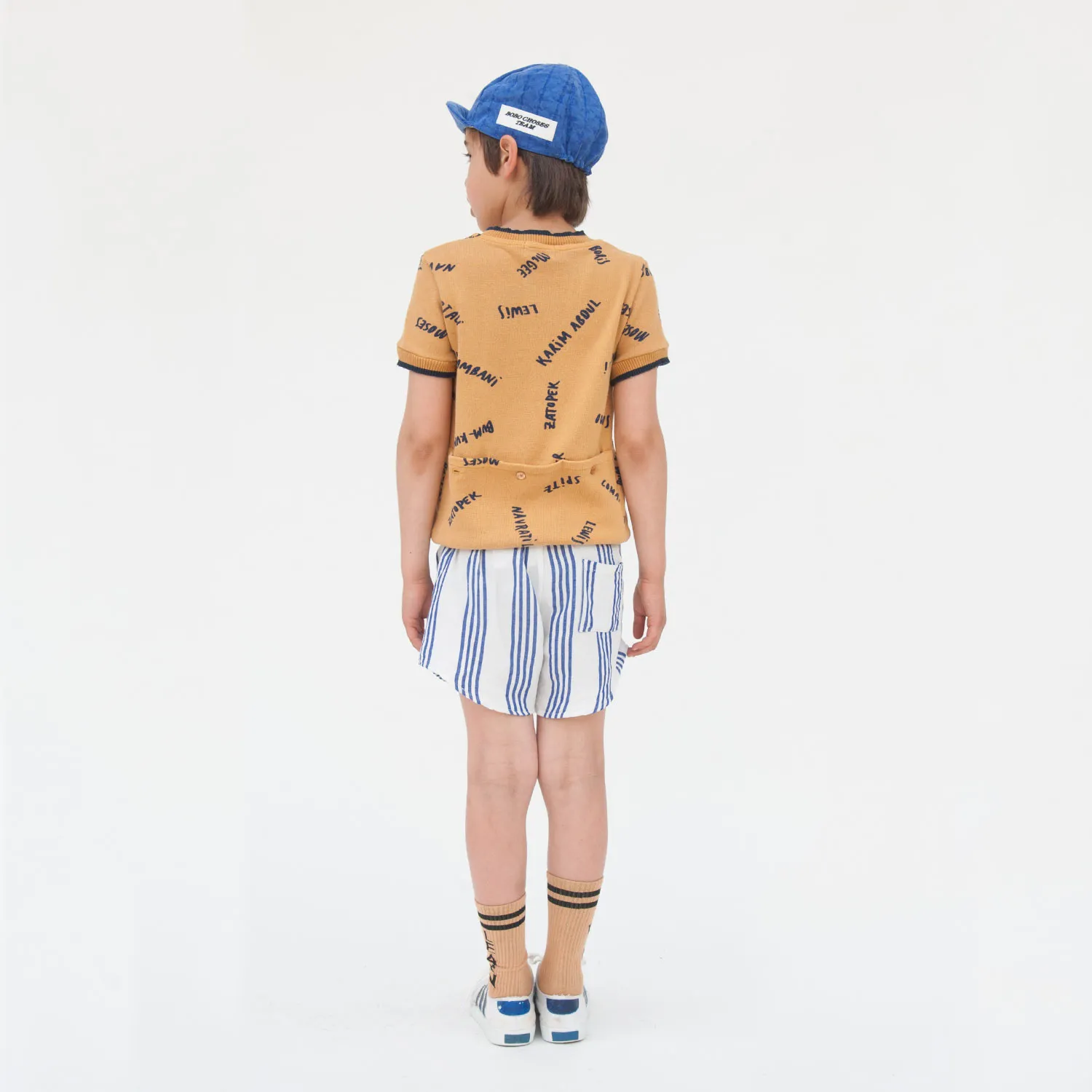 Shorts A Righe Bambino