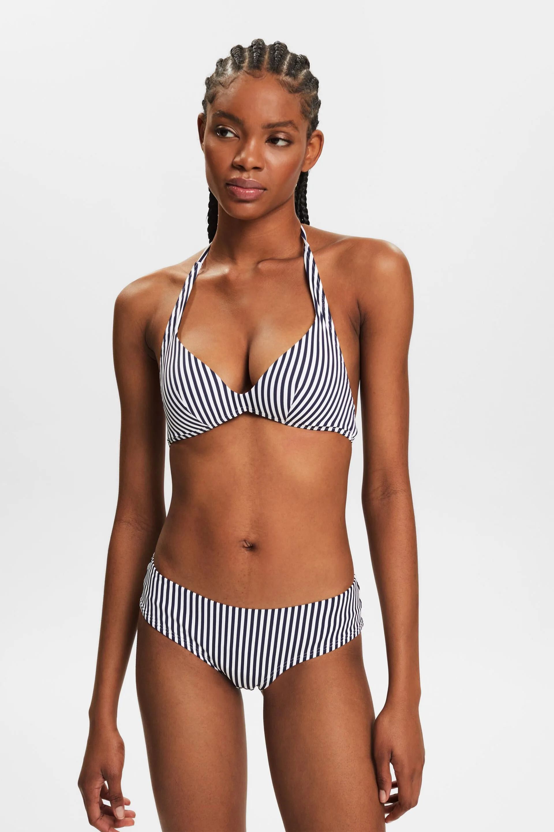 Slip da bikini a righe
