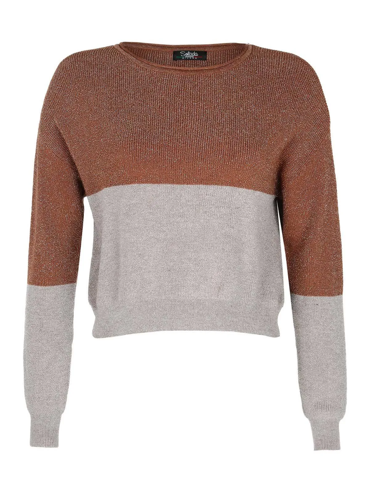 Solada Pull femme court oversize