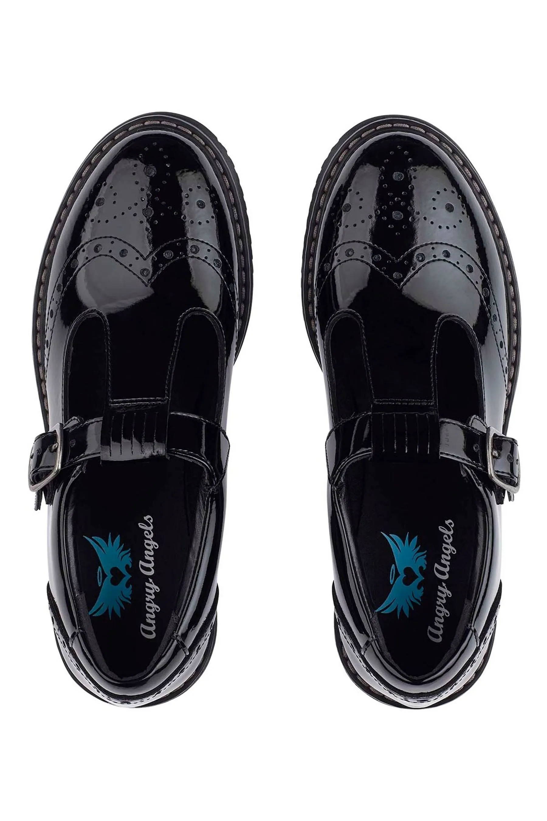 Start-Rite - Imagine - Vestibilità in larghezza Nero Scarpe per la scuola Standard chiusura a T    