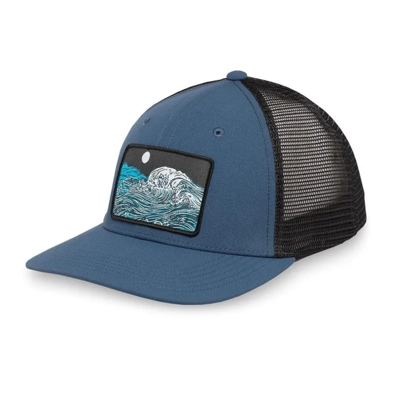 Sunday Afternoons Crashing Wave Patch Trucker
