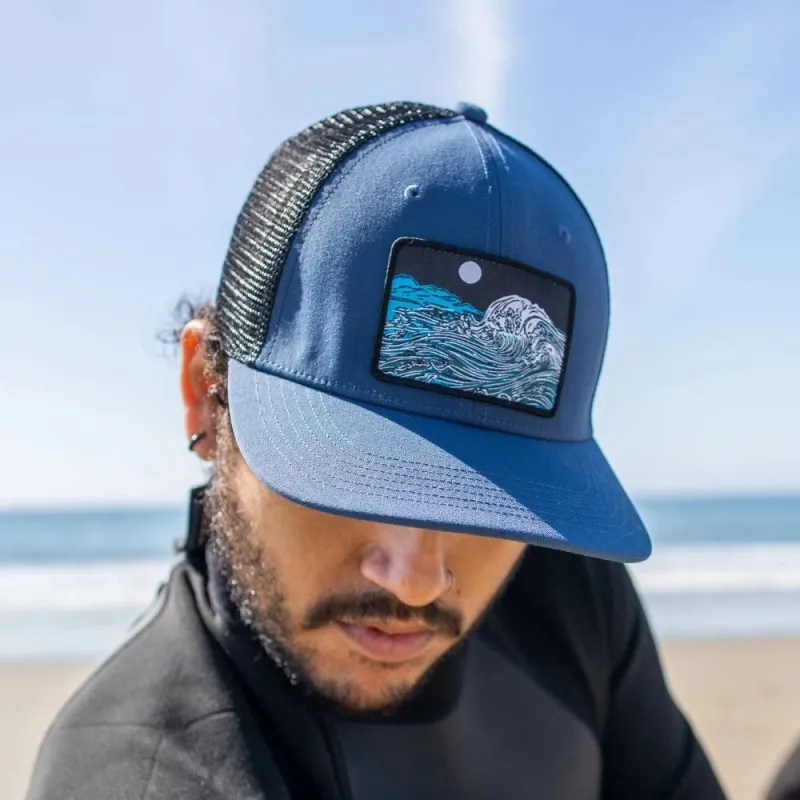 Sunday Afternoons Crashing Wave Patch Trucker