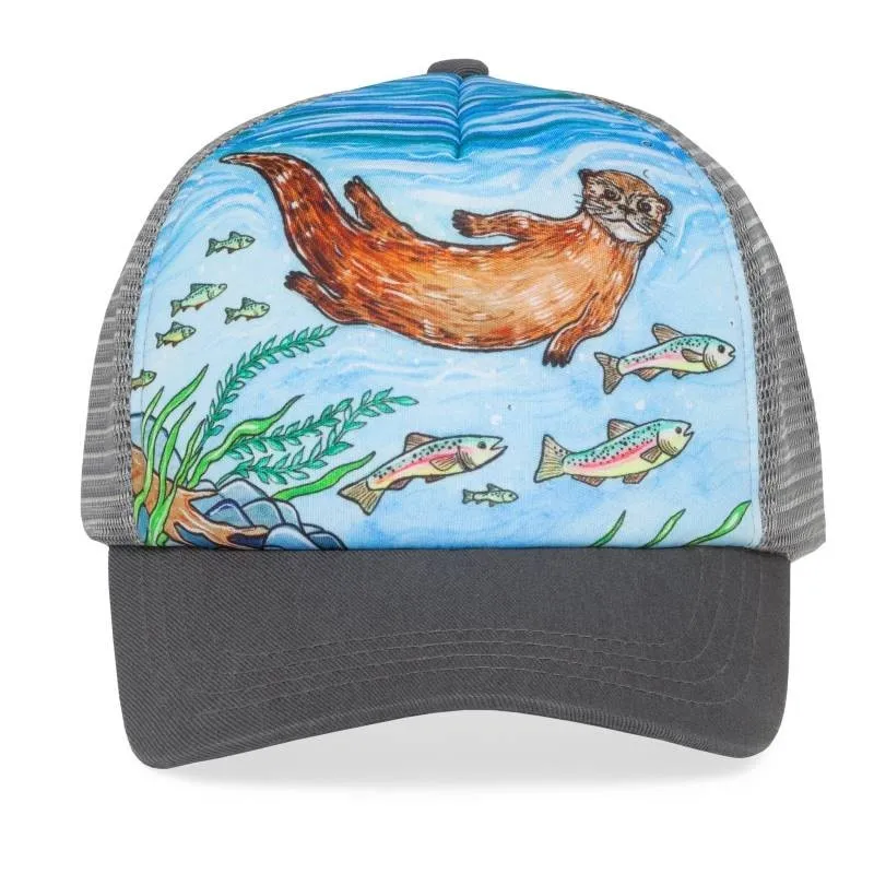 Sunday Afternoons Kids' River Otter trucker