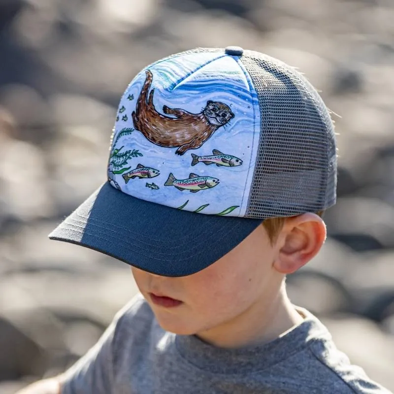 Sunday Afternoons Kids' River Otter trucker