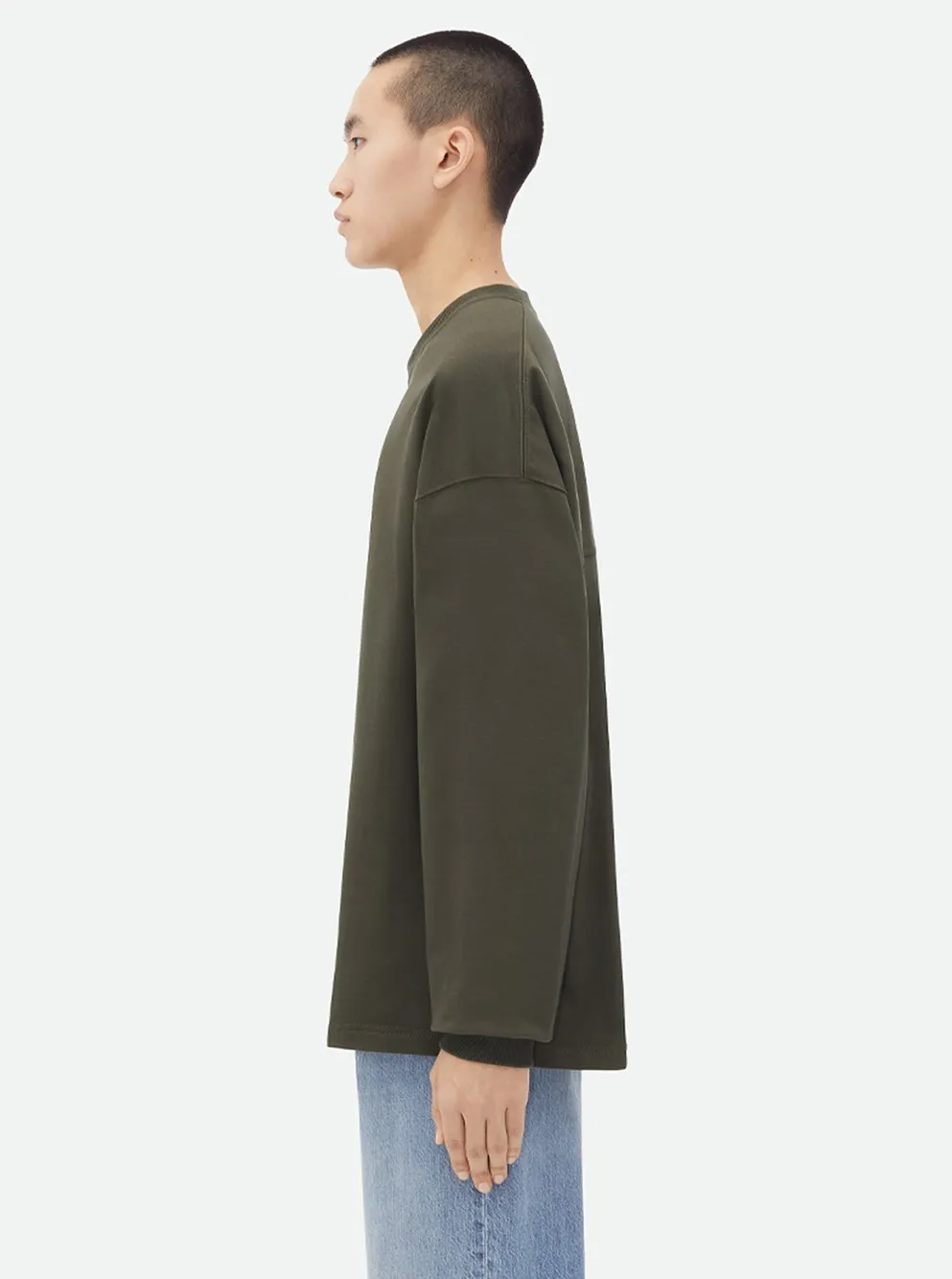 T-shirt oversize a maniche lunghe
